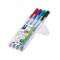 STAEDTLER® 1mm 4 Color Medium Lumocolor Correctable Dry Erase Pen Set